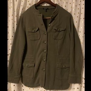 Torrid Army Green Blazer Size 3